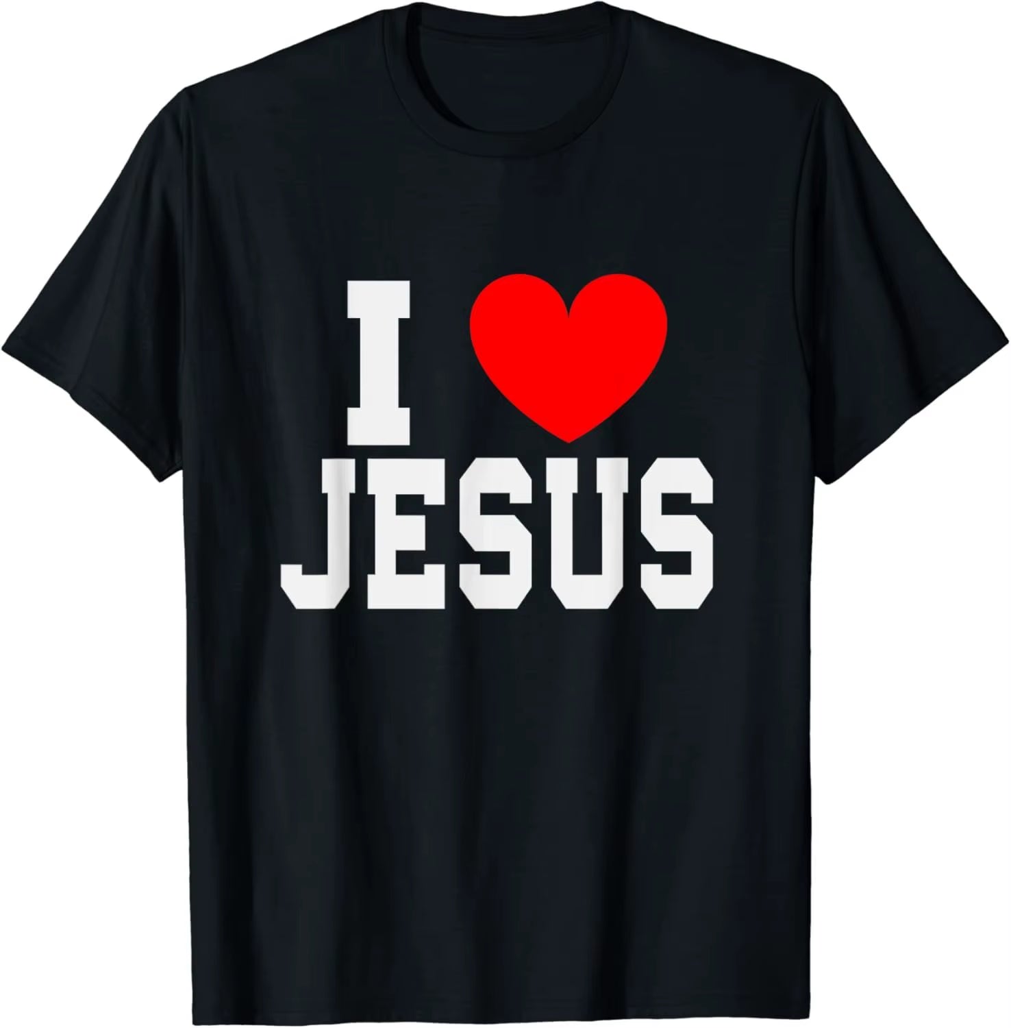 I Love Jesus T Shirt for Men Short Sleeved God Cross Religion T-Shirt Church Christian Tshirt Fashion Street Tee Top Gift
