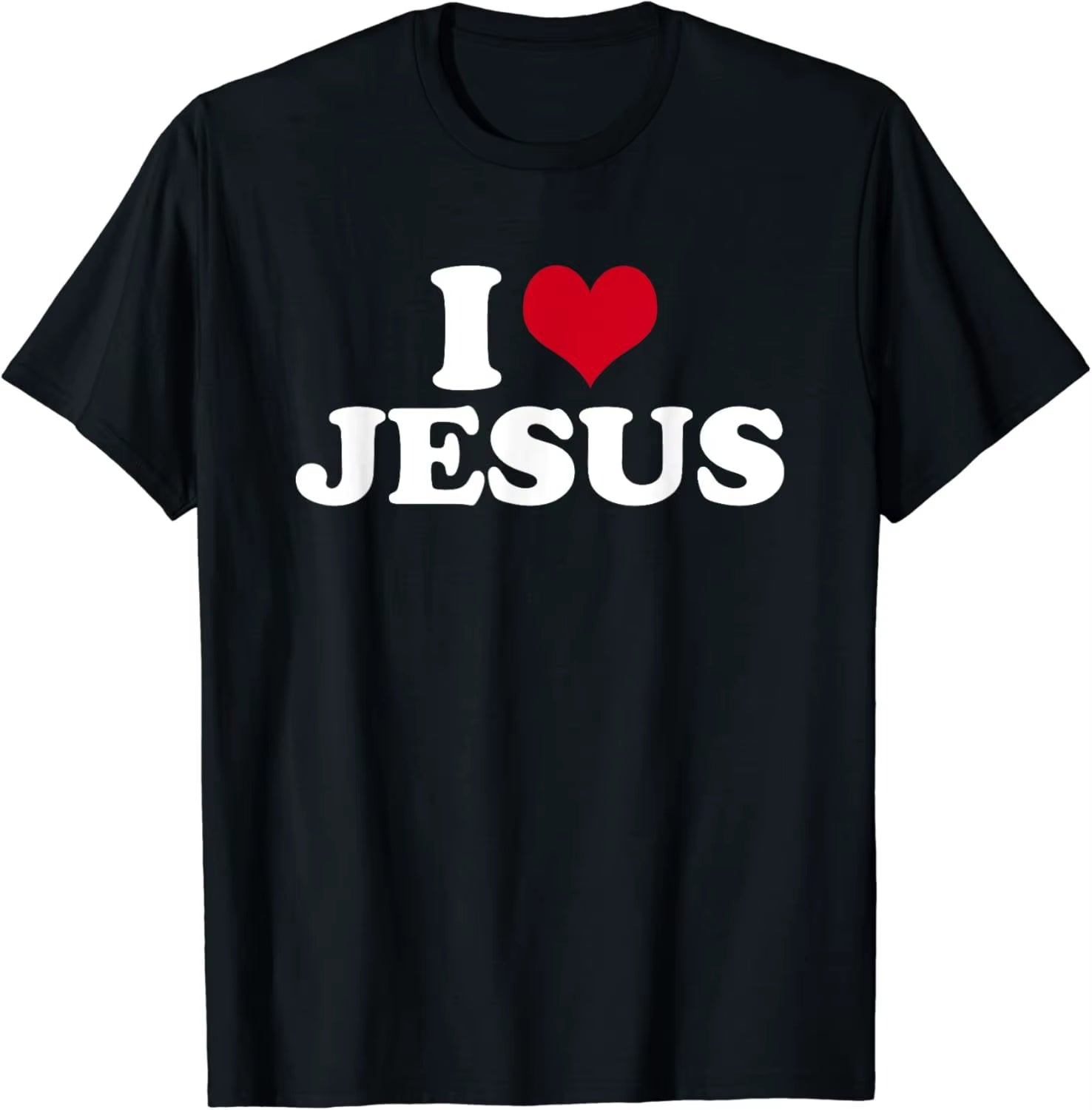 I Love Jesus T Shirt for Men Short Sleeved God Cross Religion T-Shirt Church Christian Tshirt Fashion Street Tee Top Gift